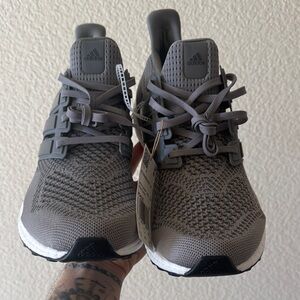 Adidas Ultraboost Grey Knit Running Shoes